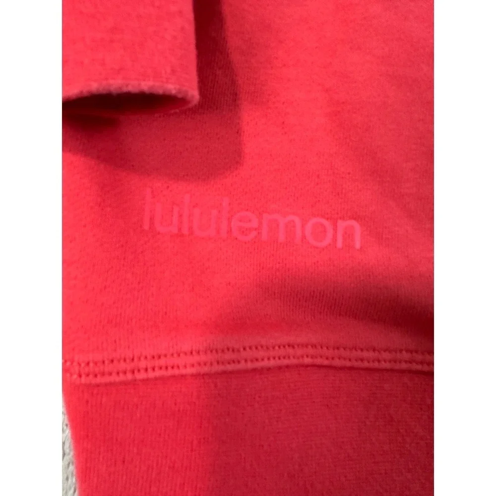 Lululemon‎ Perfectly Oversized Crewneck Sweatshirt Women 6-8 M Red Pullover EUC